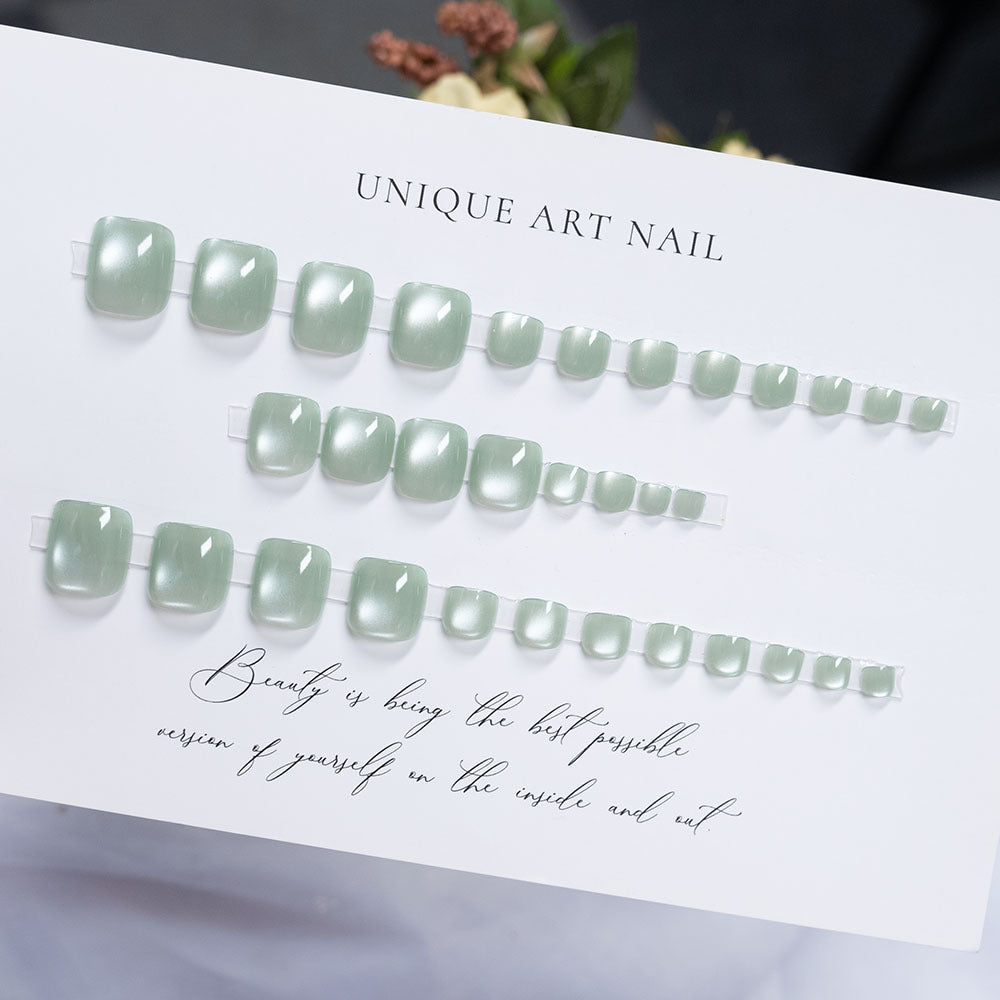 Elegant Metallic Nail Art
