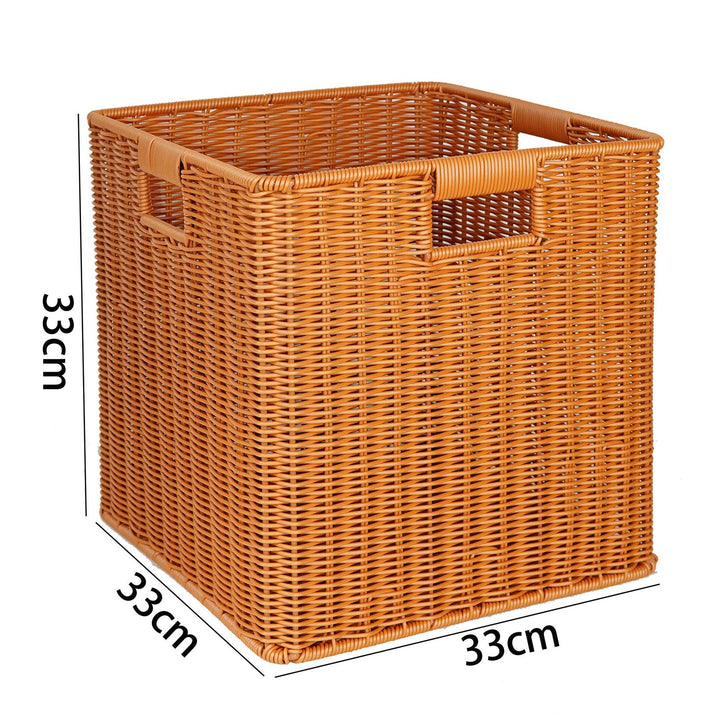 Handcrafted Natural Wicker Storage Basket Kalsten