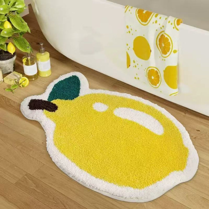 Lemon-Shaped Bath Mat Kalsten