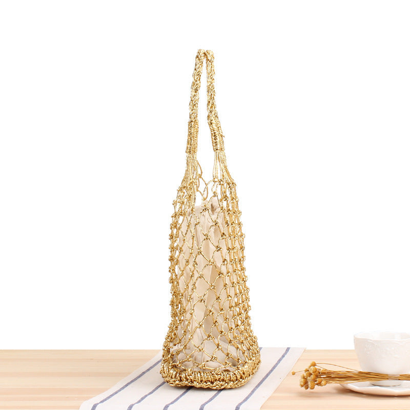 Creative mesh handbag with inner pouch Kalsten