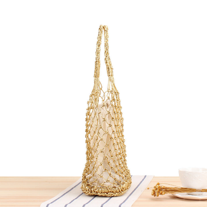 Creative mesh handbag with inner pouch Kalsten