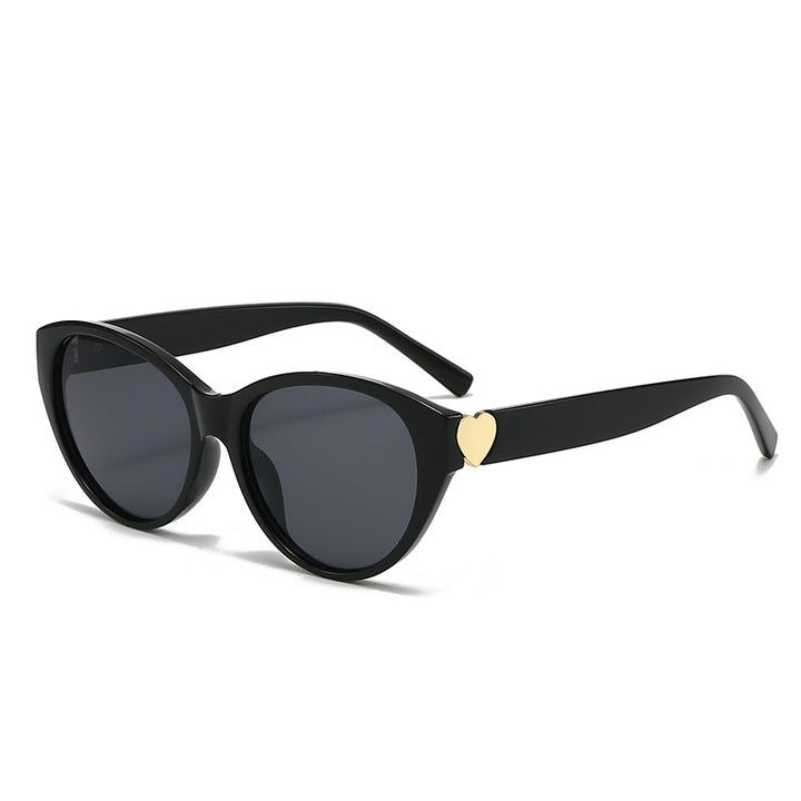 Women Cat-Eye Sunglasses with Heart Design Kalsten