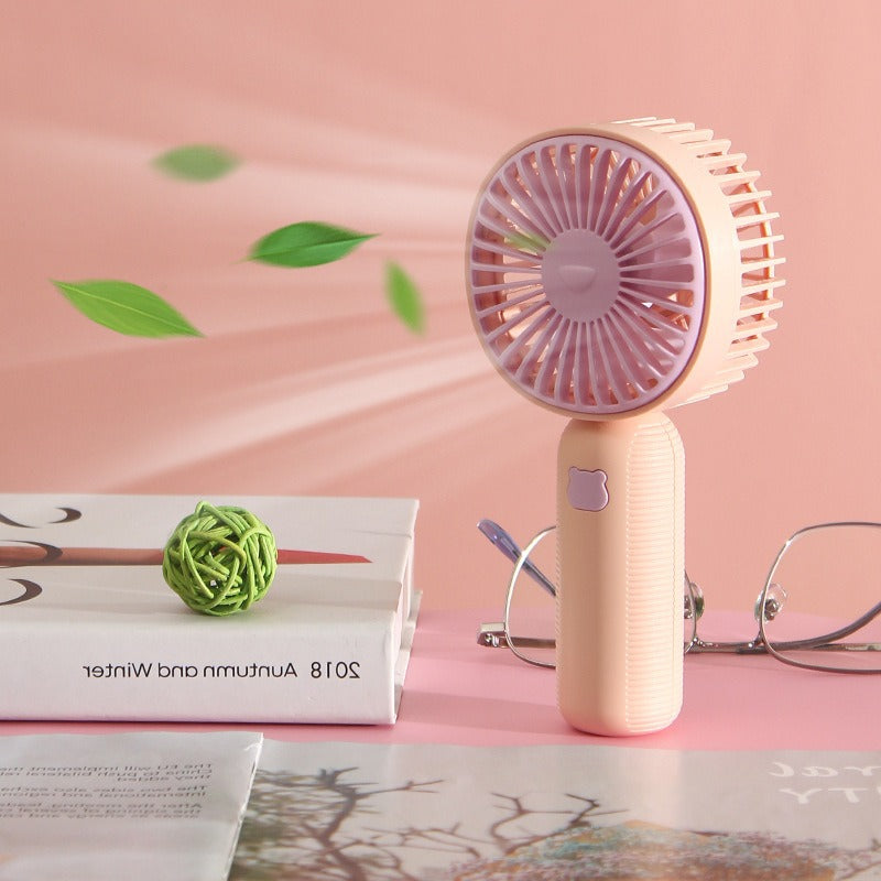 Unisex Portable Handheld Fan with Ergonomic Design and Rechargeable Battery Kalsten