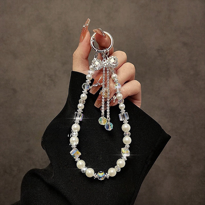 Elegant Multi-String Beaded Keychain Kalsten