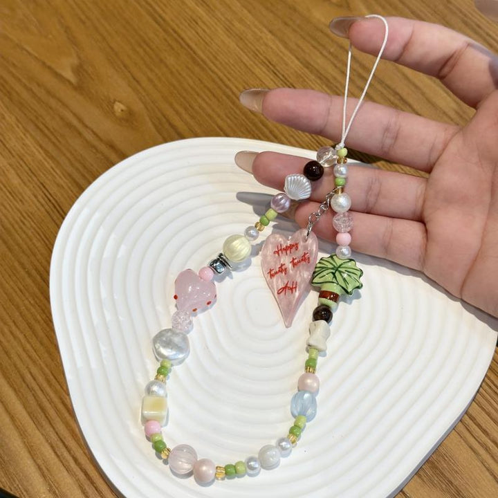 Creative Beaded Phone Charm Kalsten