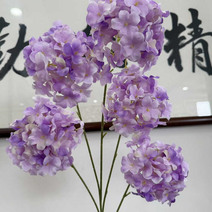 Lifelike Hydrangea Floral Arrangement