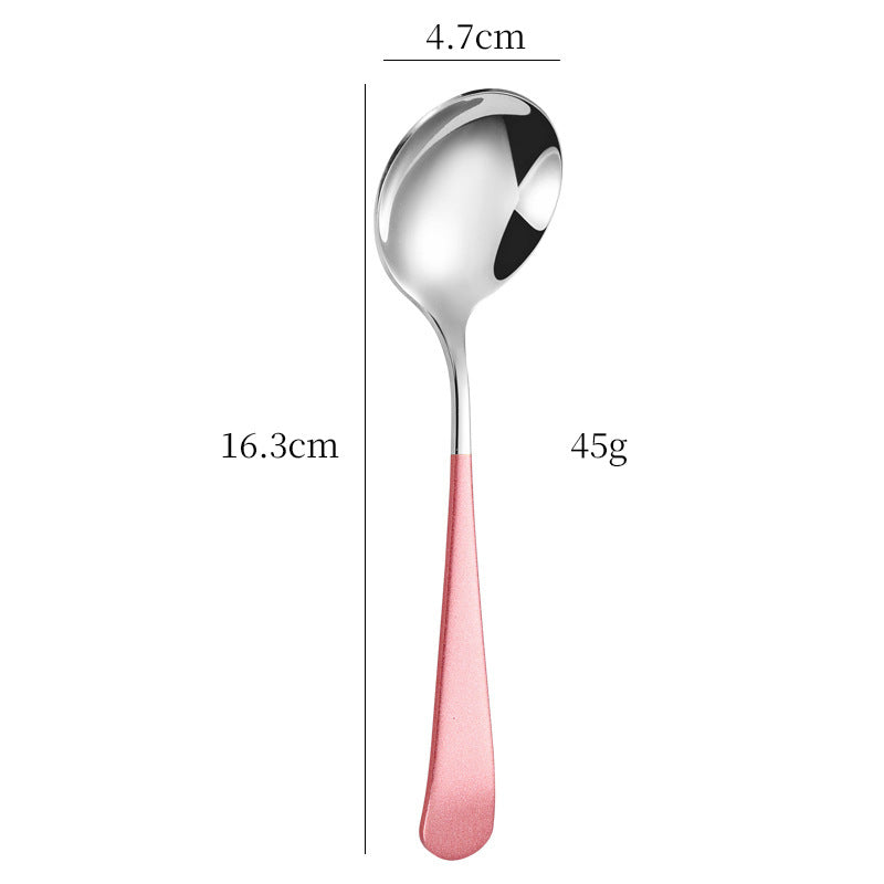 Elegant Dessert Spoon with High-Quality and Non-Slip Grip Design Kalsten