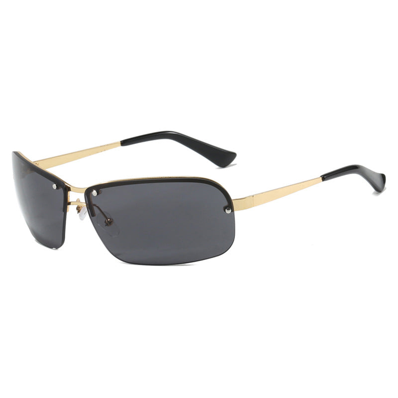 Ladies sunglasses with large, elegant lenses and a modern metal frame Kalsten