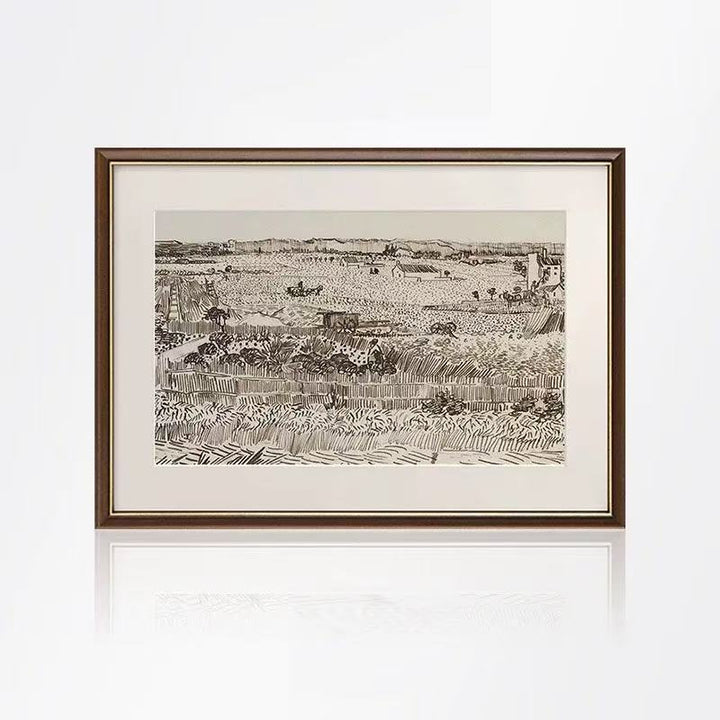 Framed Historical Landscape Artwork