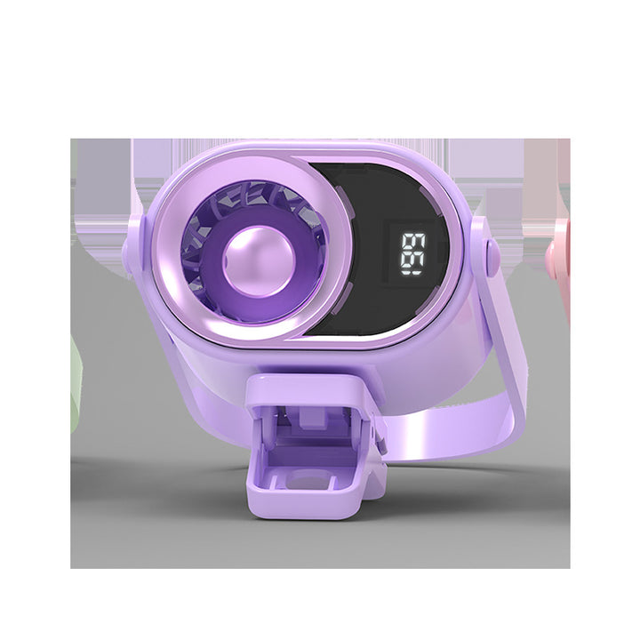 Unisex Portable Battery Fan with Digital Speed Display Kalsten
