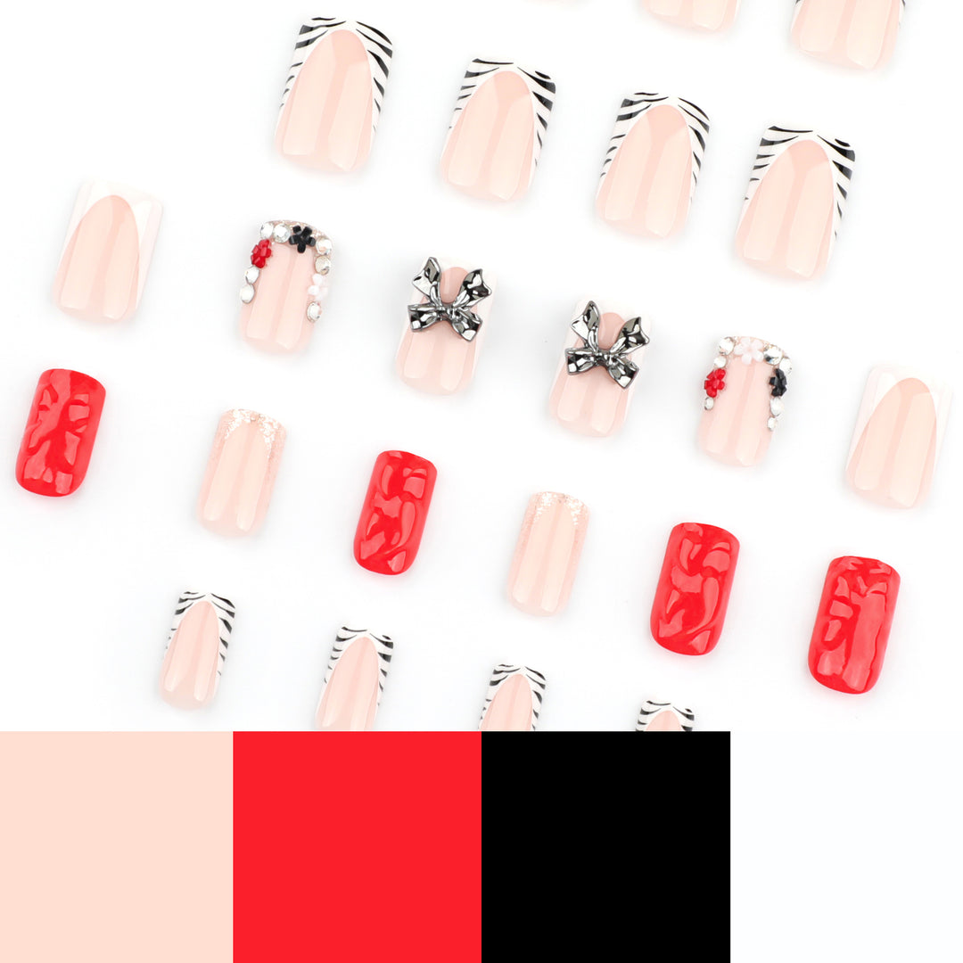 Artistic Nail Art with 3D Embellishments Kalsten