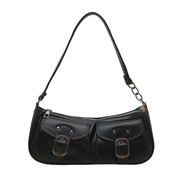 Stylish Dual Pocket Shoulder Bag Kalsten