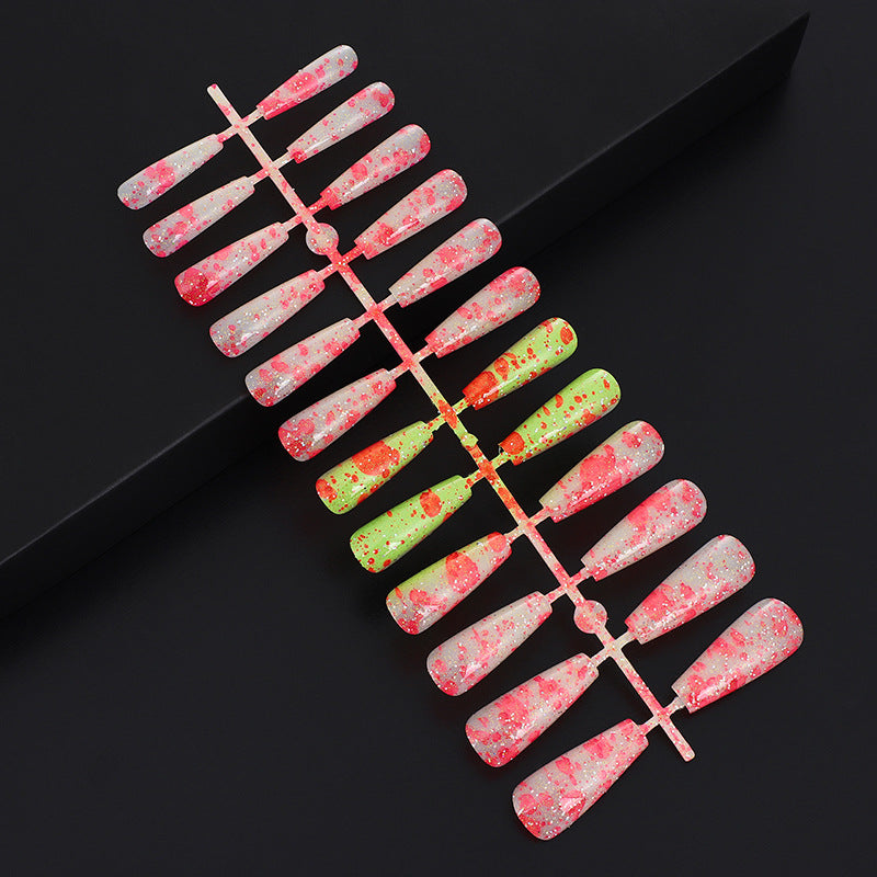 Artificial nails in creative drop design Kalsten