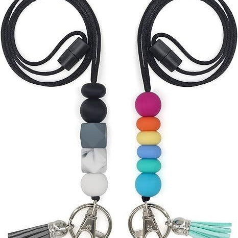 Colorful Silicone Keychain Lanyard Kalsten