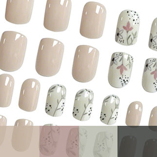 Elegant Floral Art Press-On Nails Kalsten