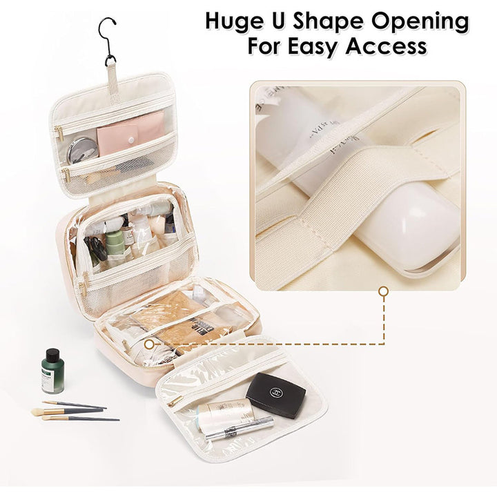 Padded Cosmetic Organizer Bag with Structured Exterior Kalsten