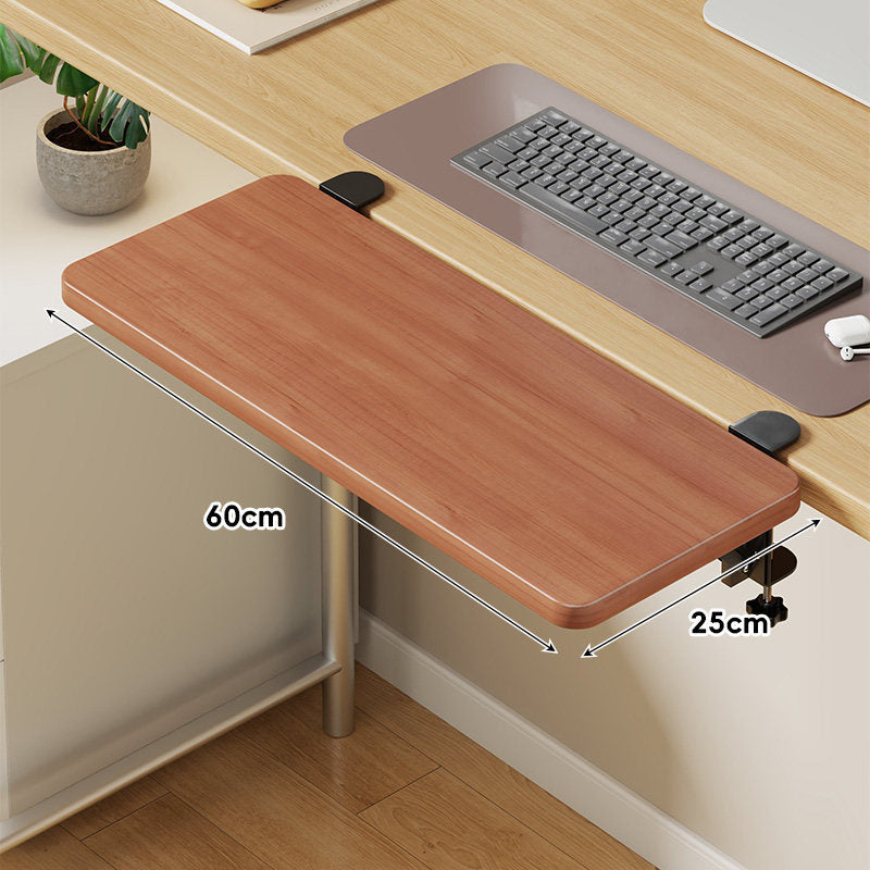Under-Desk Sliding Keyboard Tray and Desk Extender with Smooth Glide Mount