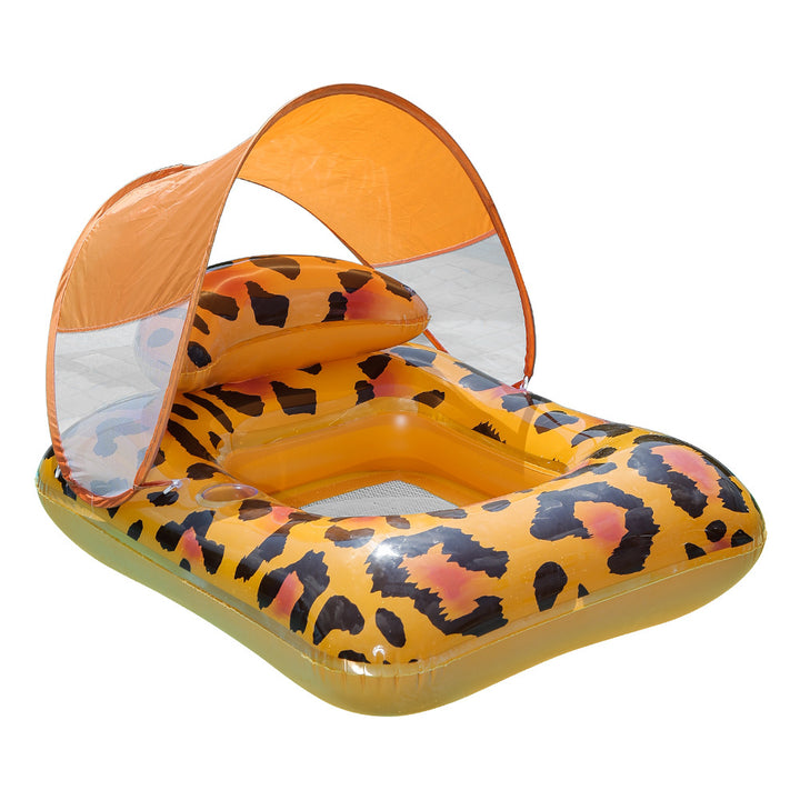 Women Inflatable Luxury Swimming Lounge with Sun Protection Kalsten
