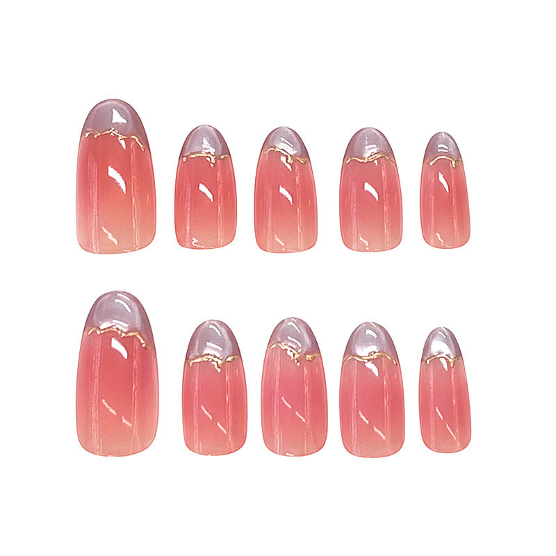 Elegant Marble Design Press-On Nails Kalsten