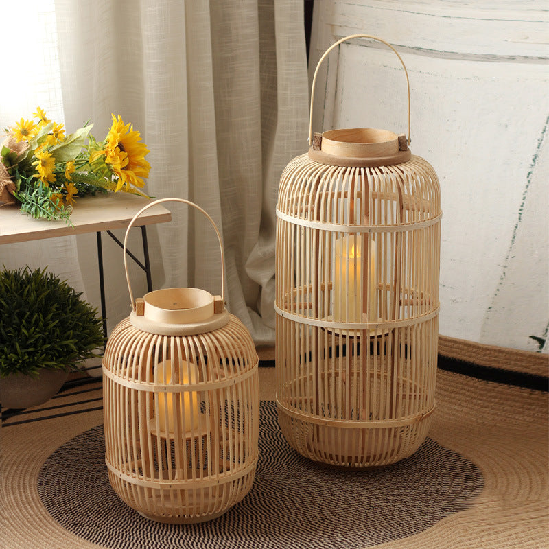 Decorative Lantern made of Rattan Kalsten