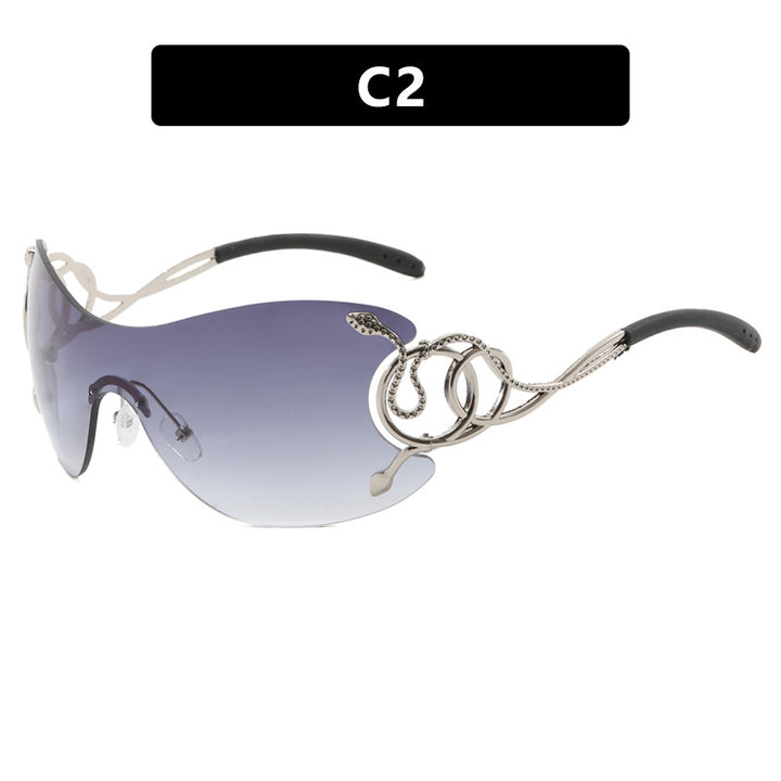 Women’s futuristic sunglasses with playful design Kalsten