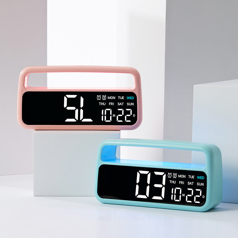 Digital alarm clock with clear LED display and modern features Kalsten
