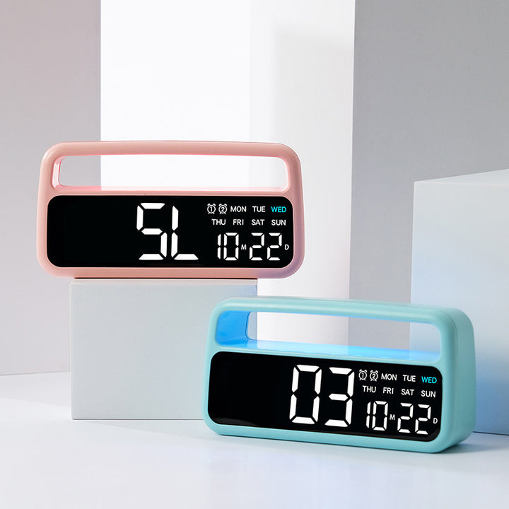 Digital alarm clock with clear LED display and modern features Kalsten