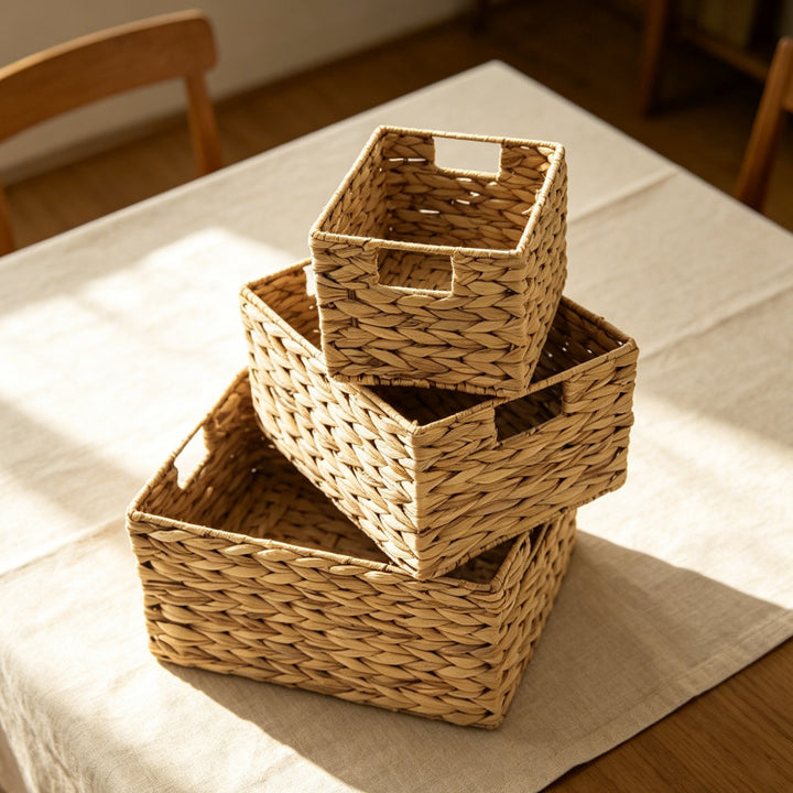 Woven Rectangular Storage Basket Kalsten