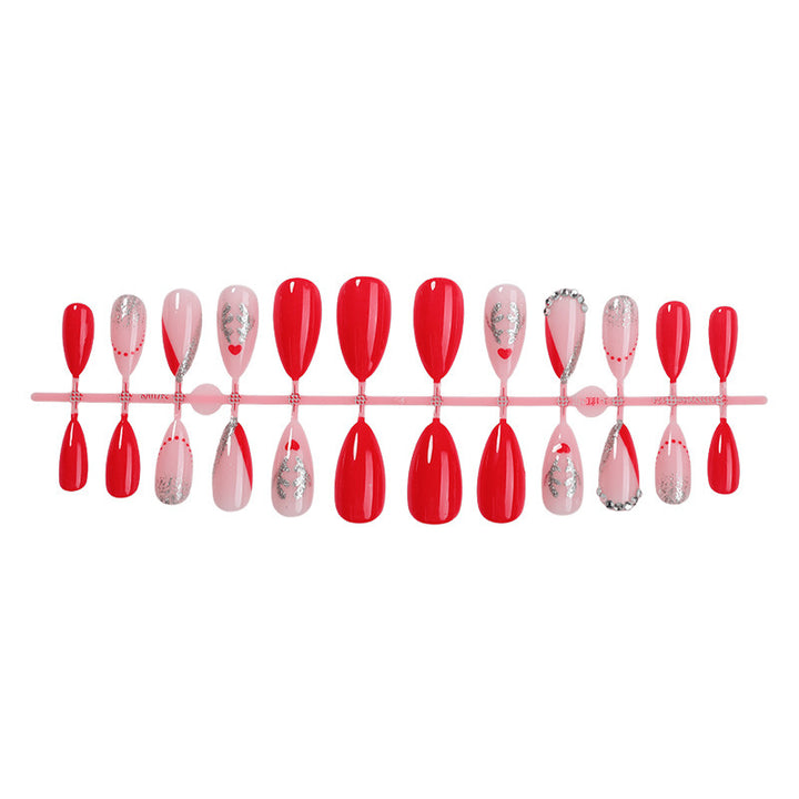 Elegant Glamorous Press-On Nail Art Set Kalsten