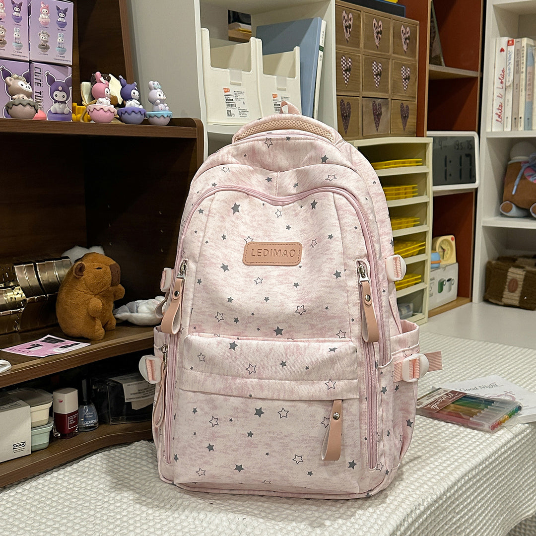 Stylish Star-Patterned Backpack Kalsten 1791205059
