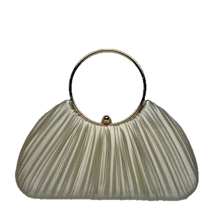 Luxurious Pleated Evening Clutch