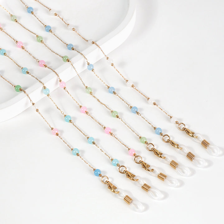 Elegant Beaded Glasses Chain Kalsten