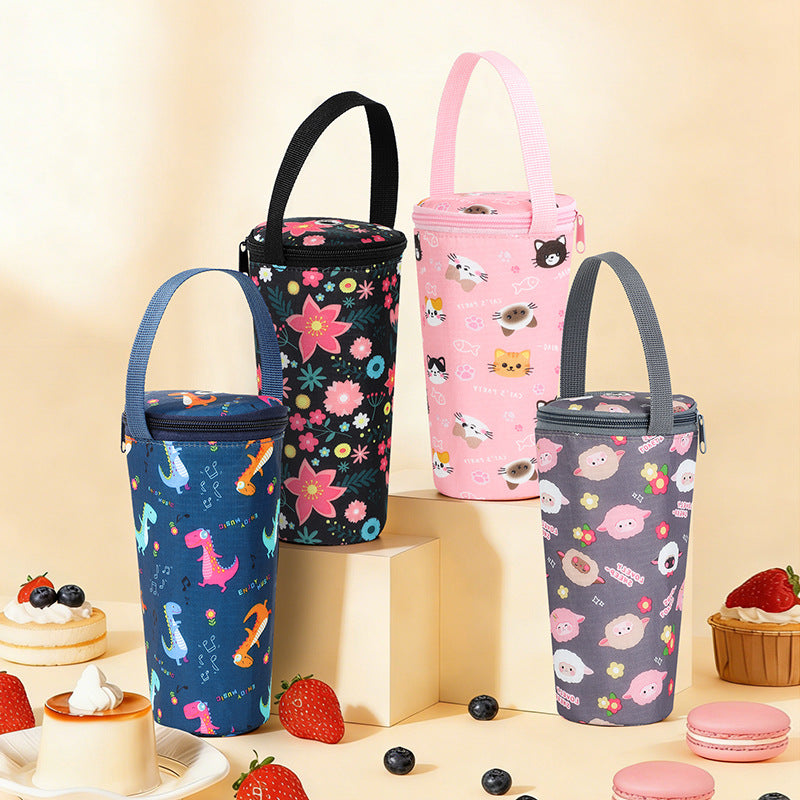 Fun Dinosaur-Themed Insulated Water Bottle Holder