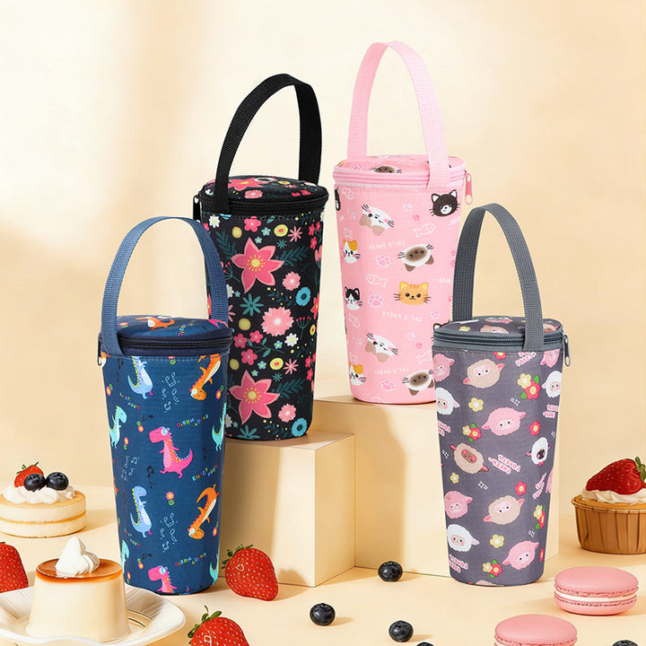 Fun Dinosaur-Themed Insulated Water Bottle Holder