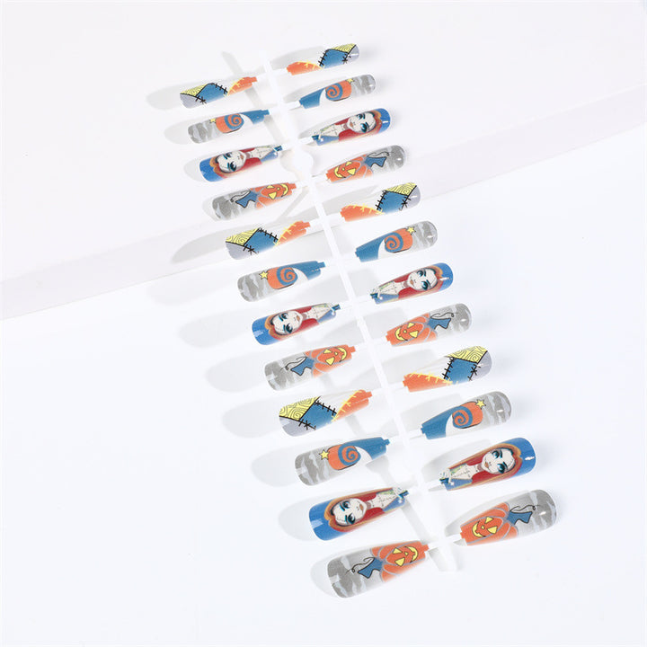 Creative Halloween-themed artificial nails Kalsten