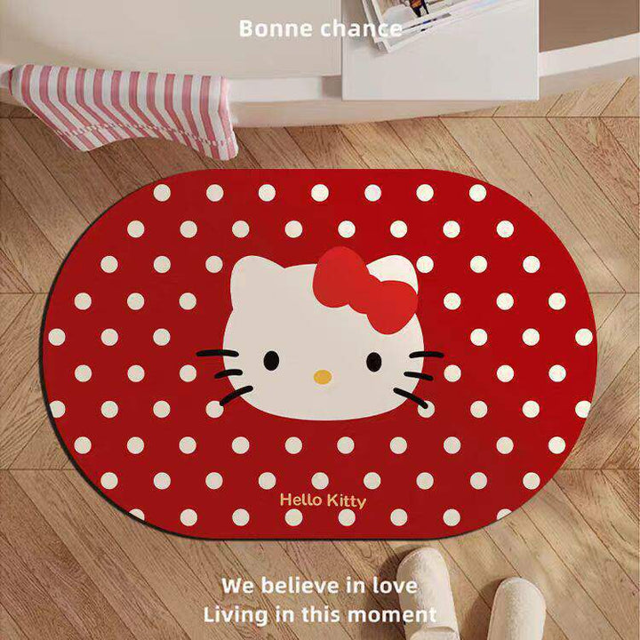 Cute Cartoon Rabbit Themed Area Rug