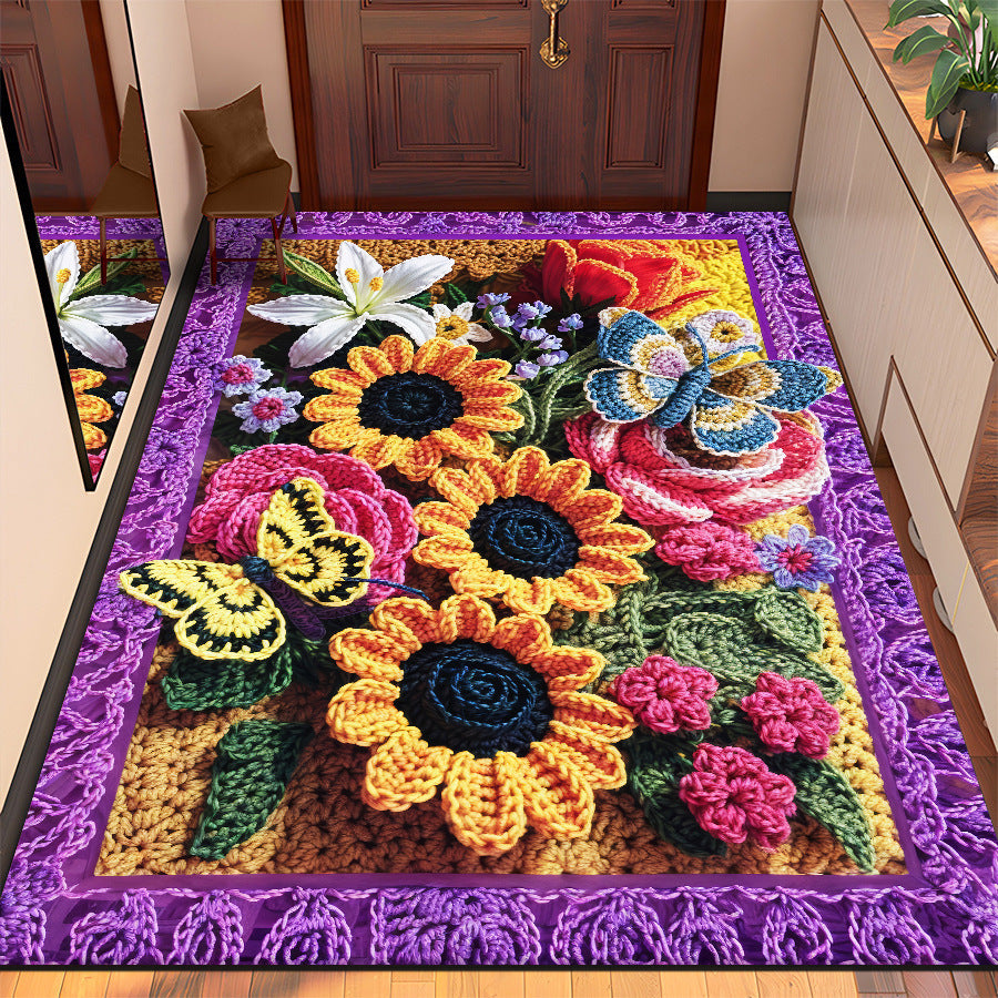 Decorative Floral Area Rug Kalsten