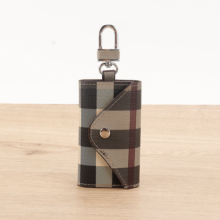 Elegant Plaid Pattern Card Case kalsten