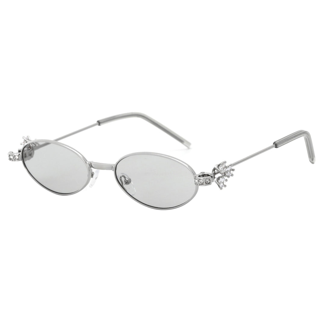 Women's Designer Sunglasses with elegant, mirrored frame and stylish embellishments Kalsten