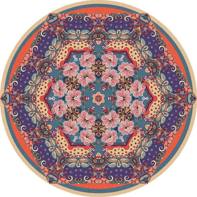 Round Decorative Area Rug Kalsten