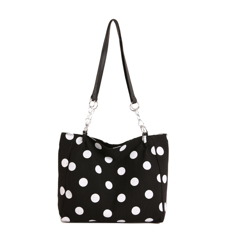 Stylish Polka Dot Tote