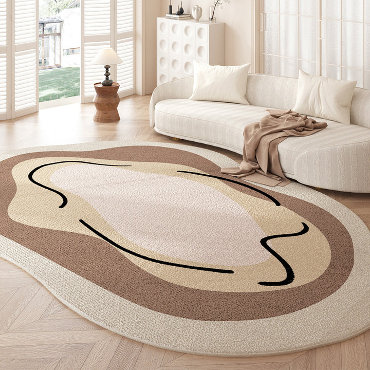 Organic Abstract Shape Area Rug