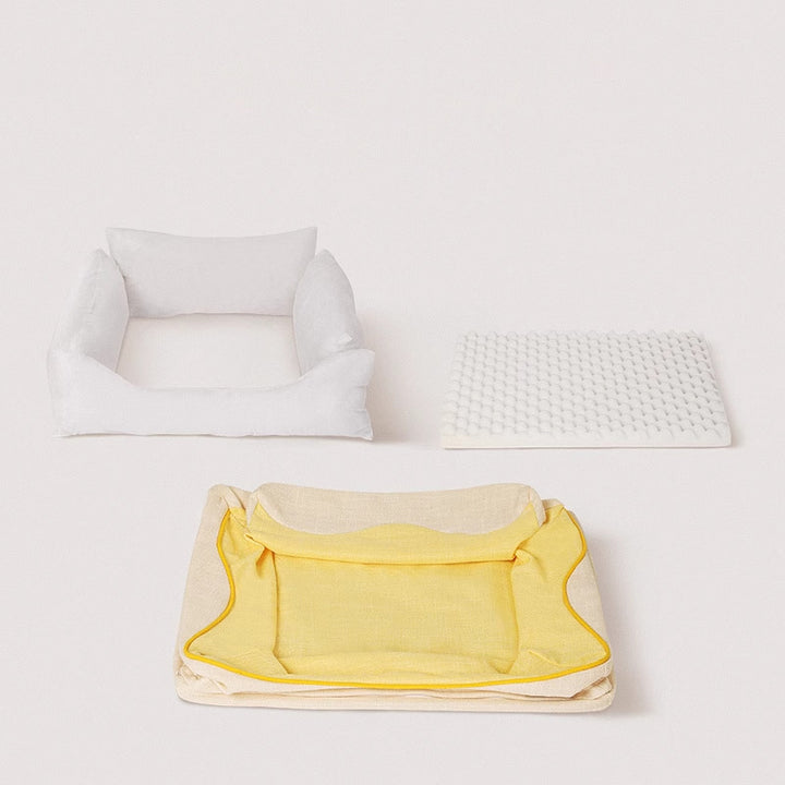Cozy Bolstered Dog Bed