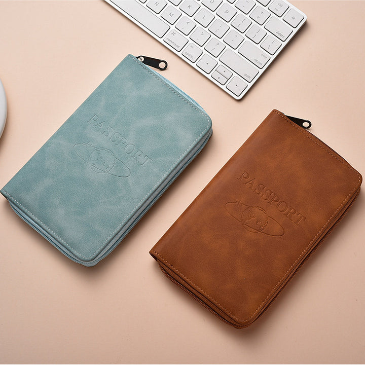 Stylish Zippered Passport Holder Kalsten