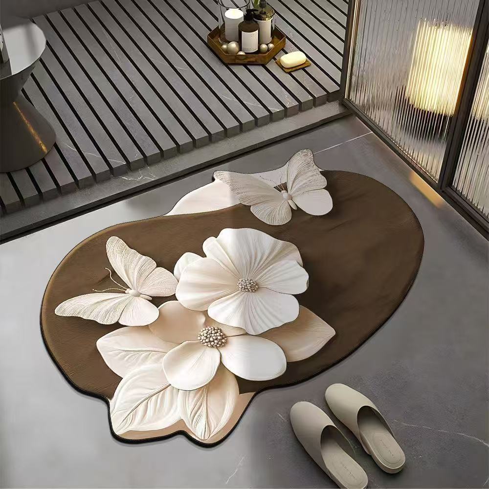 Floral Design Area Mat Kalsten