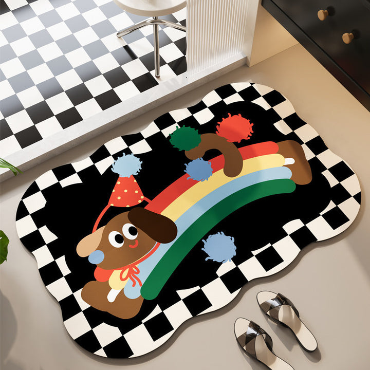 Decorative Bath Mat Kalsten