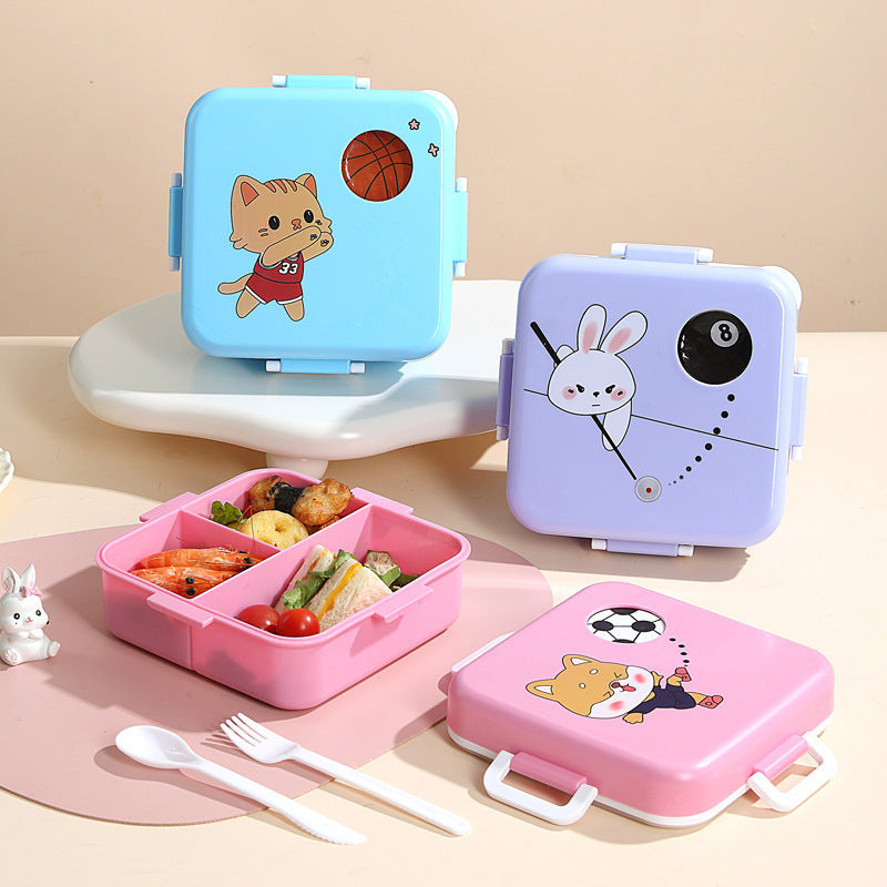 Fun-Themed Portable Lunch Box
