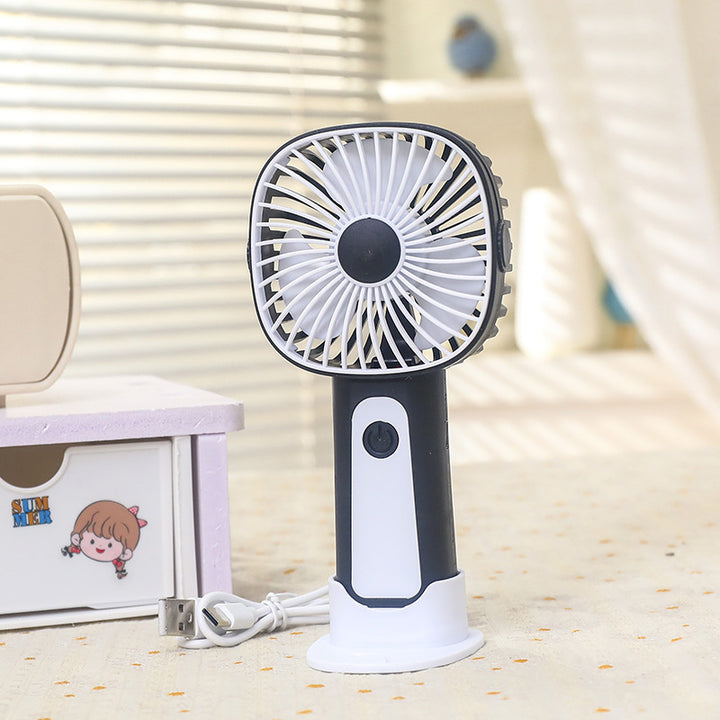 Women's Portable USB Hand Fan with Adjustable Tilt Angle Kalsten