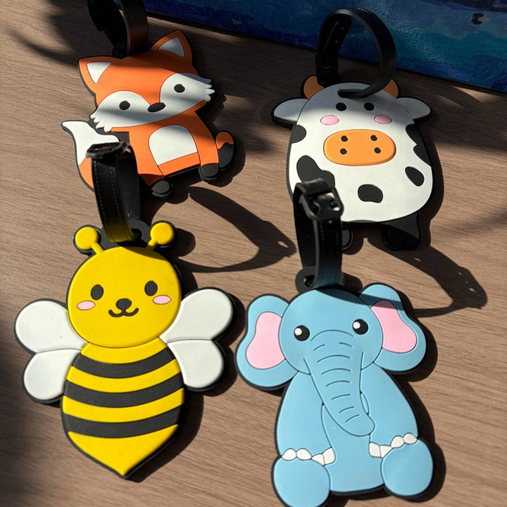 Cow-Themed Travel Luggage Tag Kalsten