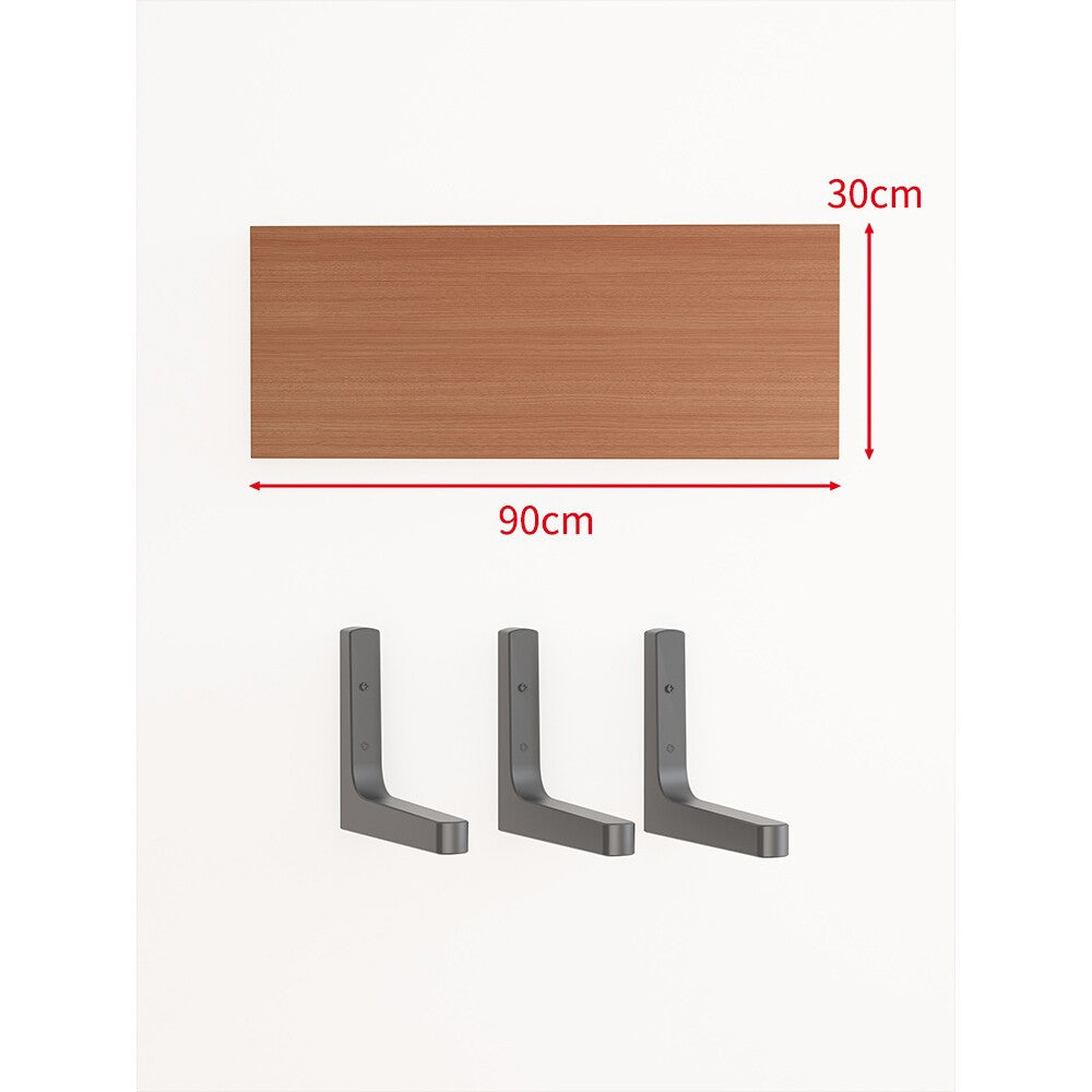 Long Narrow Floating Wall Shelf Kit with Concealed Heavy-Duty Brackets